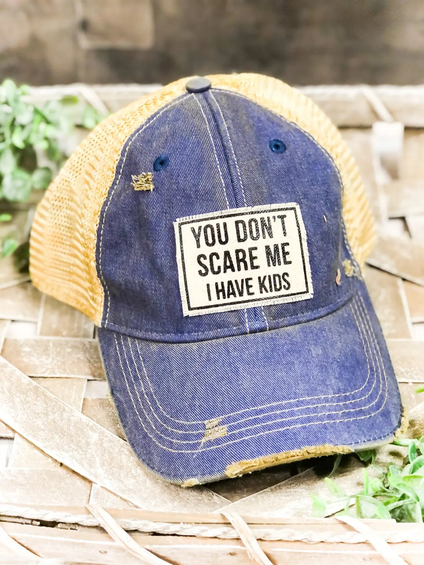 You Don't Scare Me I Have Kids Trucker Hat Baseball Cap