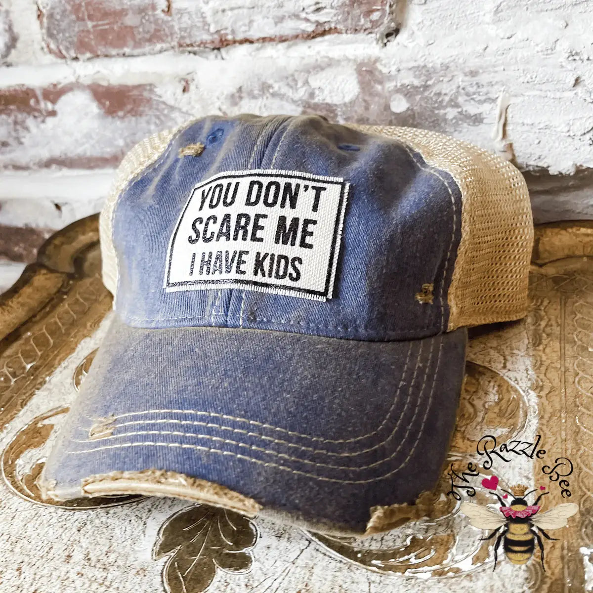 You Don't Scare Me I Have Kids Trucker Hat Baseball Cap